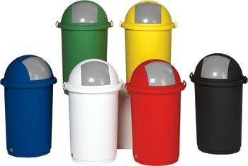 Abfallsammler 50 l weiß, HxD 760x410 mm VAR Produktbild img1 L