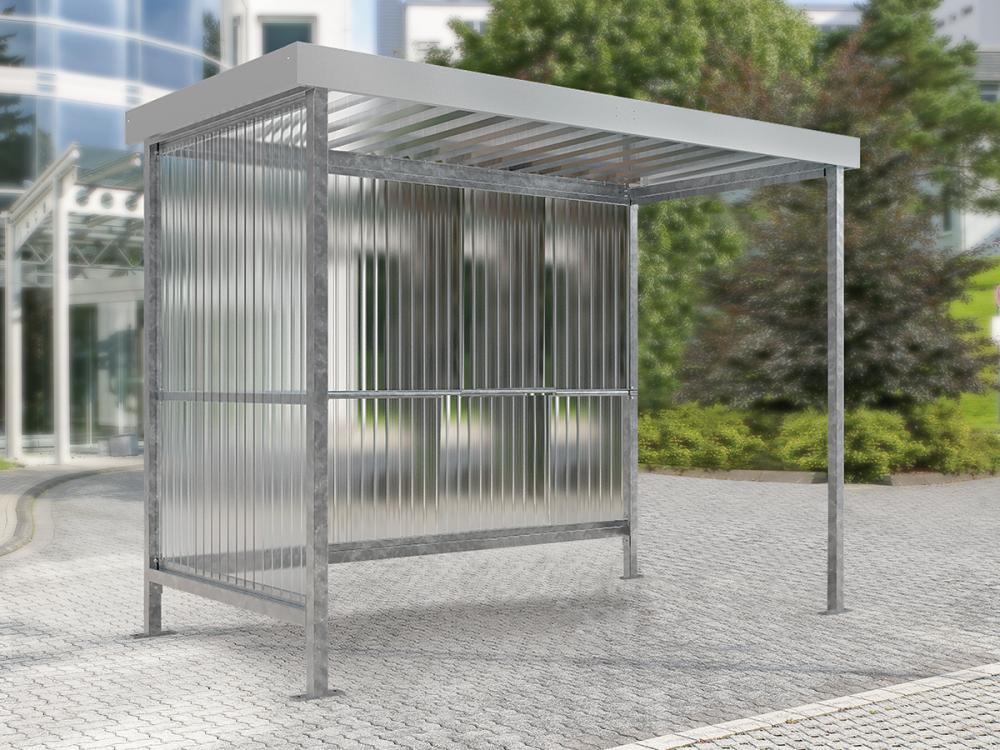 WSM Raucherraum Jena Maxi verzinkt B2960xT1580xH2360mm Produktbild img1 L