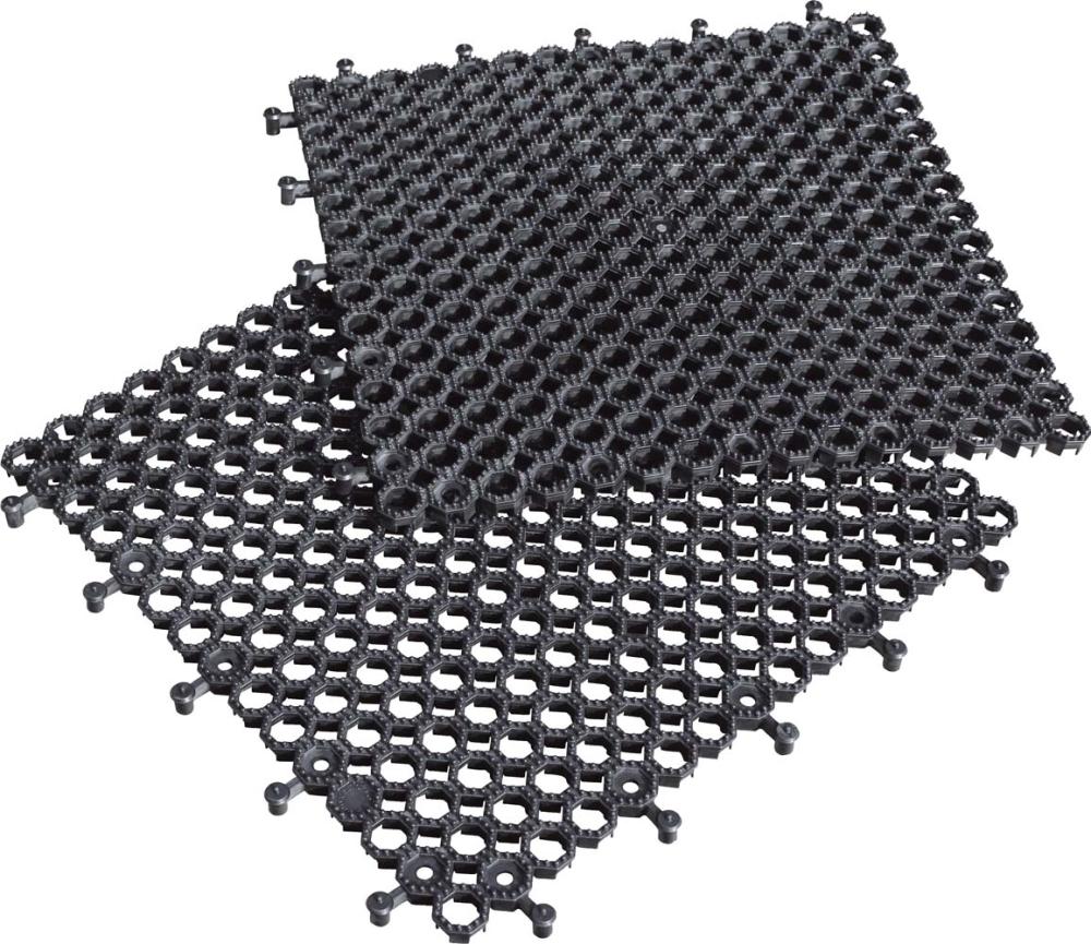 MILTEX Arbeitsplatzmatte YOGA GRID B50xL50cm schwarz Produktbild img1 L