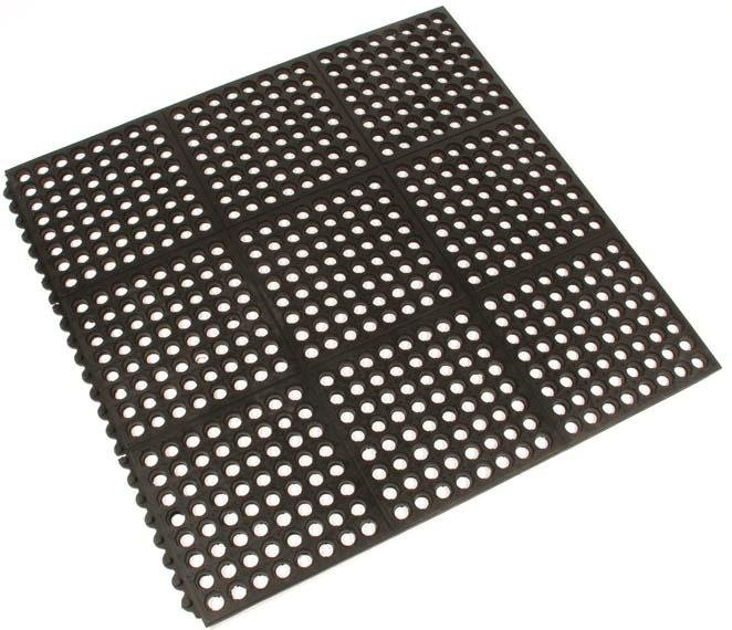 COBA Anti-Ermüdungsmatte Fatigue-Step B0,90xL0,90m Nitril schwarz Produktbild img1 L