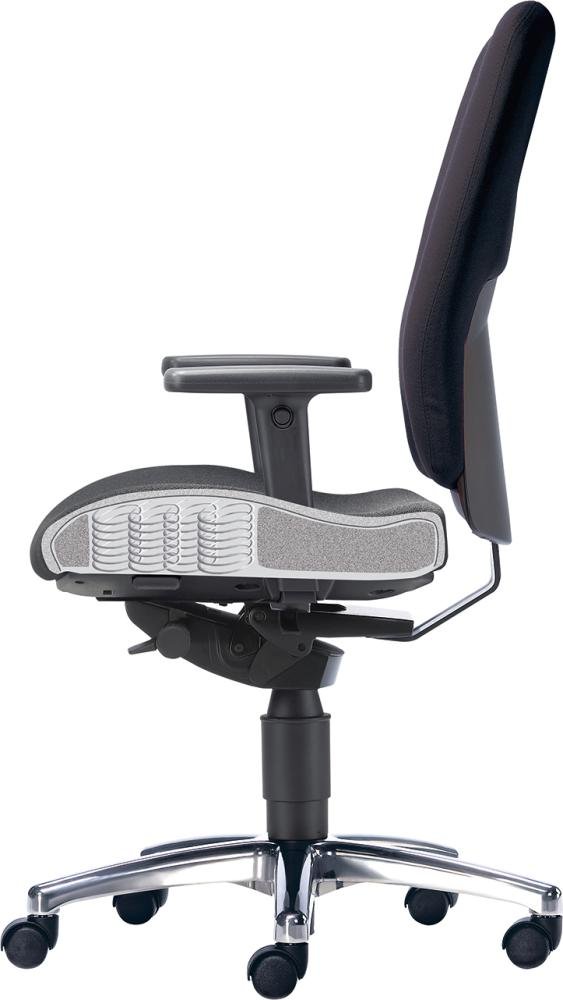 Bandscheiben-Drehstuhl PROFI OFFICE, schwarz Produktbild img2 L