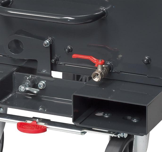 Muldenkipper 250l B713xT1359xH780 mm RAL 7016 Tragkraft 750kg mit Ablasshahn Produktbild img4 L