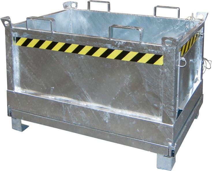 Klappbodenbehälter 500 l B1245xT840xH845 mm vzk Tragkraft 1000kg Typ FB 500 Produktbild img1 L