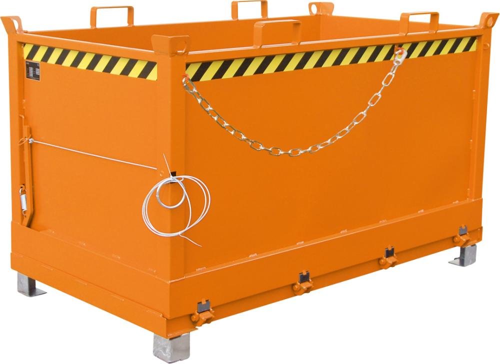 Klappbodenbehälter 1500l B1845xT1040xH1145 mm RAL2000 Tragkraft 1500kg Typ FB 1500 Produktbild img1 L