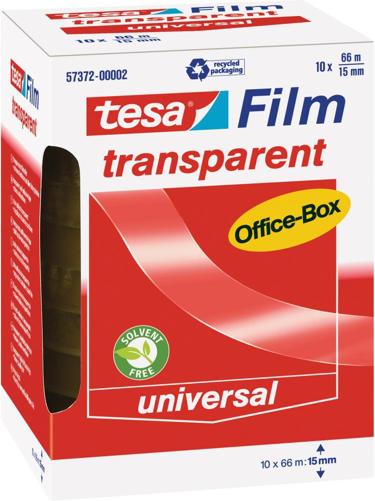 Tesa-Film 66m:15mm transp in Multibox 57372 Produktbild img1 L