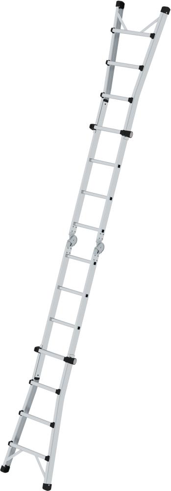 Zarges Teleskopleiter Alu 4x4 Sprossen GÜNZBURGER STEIGTECHNIK Produktbild img1 L