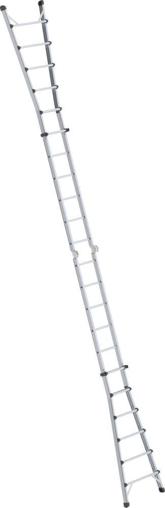 Zarges Teleskopleiter Alu 4x6 Sprossen GÜNZBURGER STEIGTECHNIK Produktbild img1 L