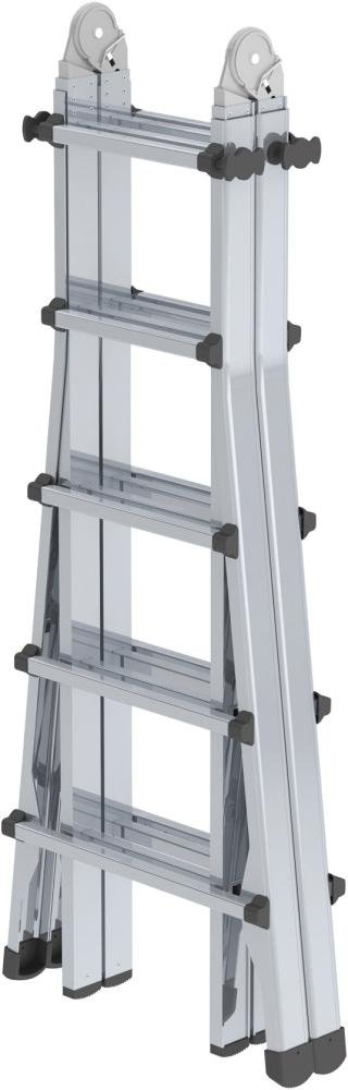 MUNK Teleskopleiter Alu 4x5 Sprossen GÜNZBURGER STEIGTECHNIK Produktbild img1 L