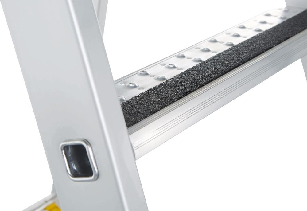 Zarges Stufenstehleiter, gebördelt mit R13 step S Produktbild img2 L