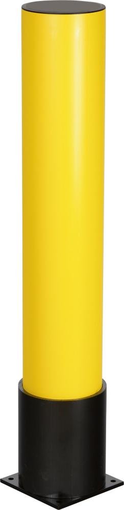 Poller Modell BRAVO H1200xD200 mm gelb mit drehbarer Manschette Produktbild img1 L