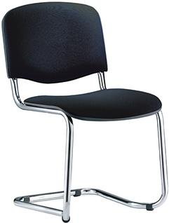 Bes.-stuhl ISO swing chrom/schwarz Produktbild img1 L