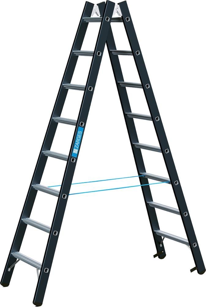 Stehleiter Megastep B 2 x 8 Sprossen Arbeitshöhe 3,55 m Produktbild img1 L