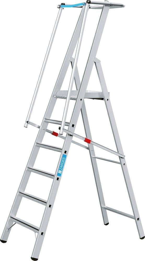 Zarges Plattformleiter ZAP Safemaster S 6 Stufen Plattformhöhe 1,58 m Arbeitshöhe 3,58 m ZARGES Produktbild img1 L