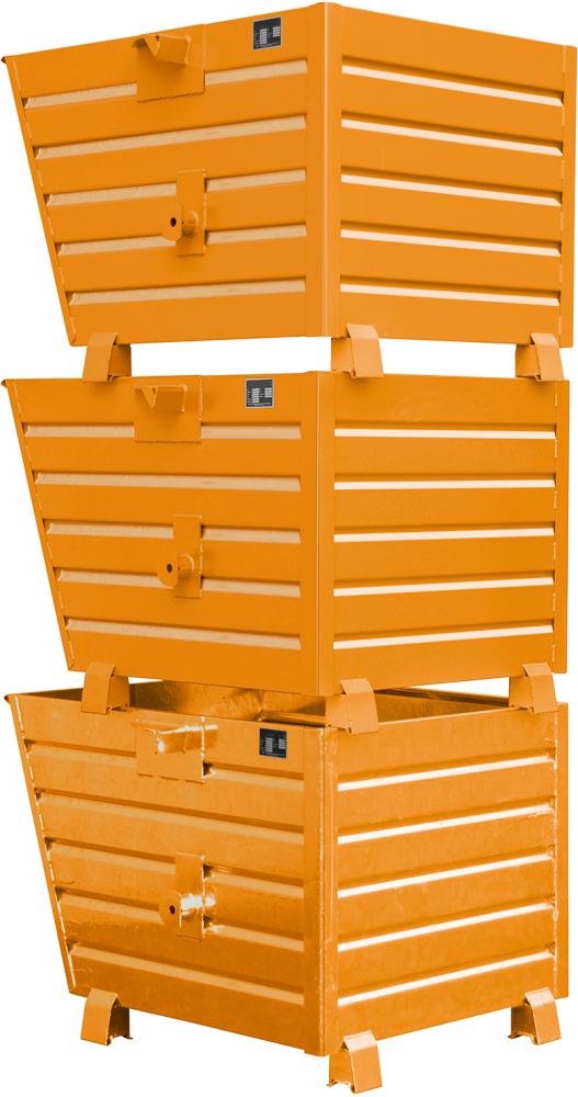 Stapelkipper BSK 1500 l B1500xT1200xH1000 mm RAL2000 Tragkraft 2000kg Produktbild img1 L