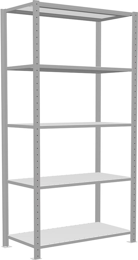 Steckregal B1000xT500xH2000 mm Grundfeld 5 Böden vzk Fachlast 250kg Produktbild img1 L