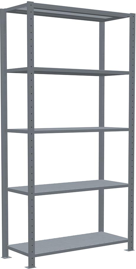 Steckregal B1000xT400xH2000 mm Grundfeld 5 Böden vzk Fachlast 150kg Produktbild img1 L