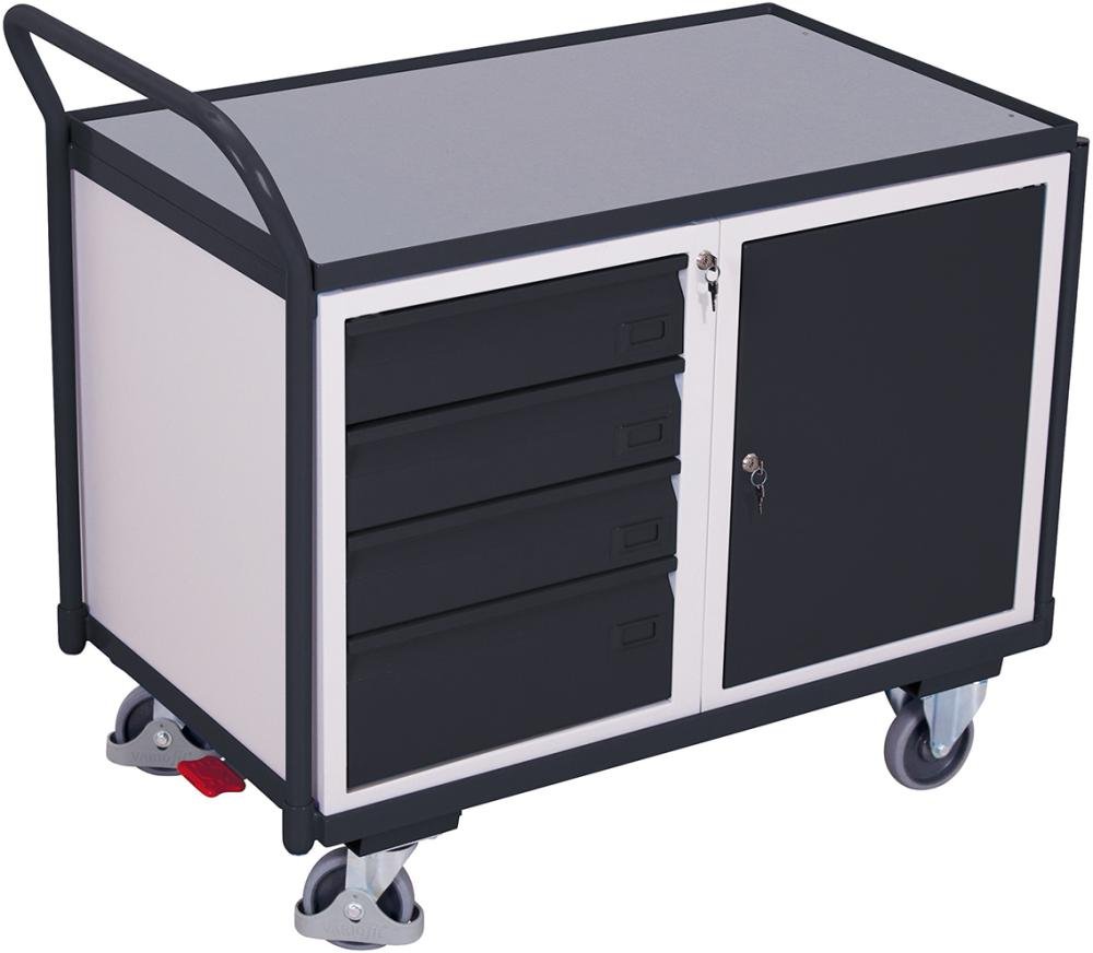 VARIOFIT Werkstattwagen 250kg mit 1 Ladefläche Produktbild img1 L