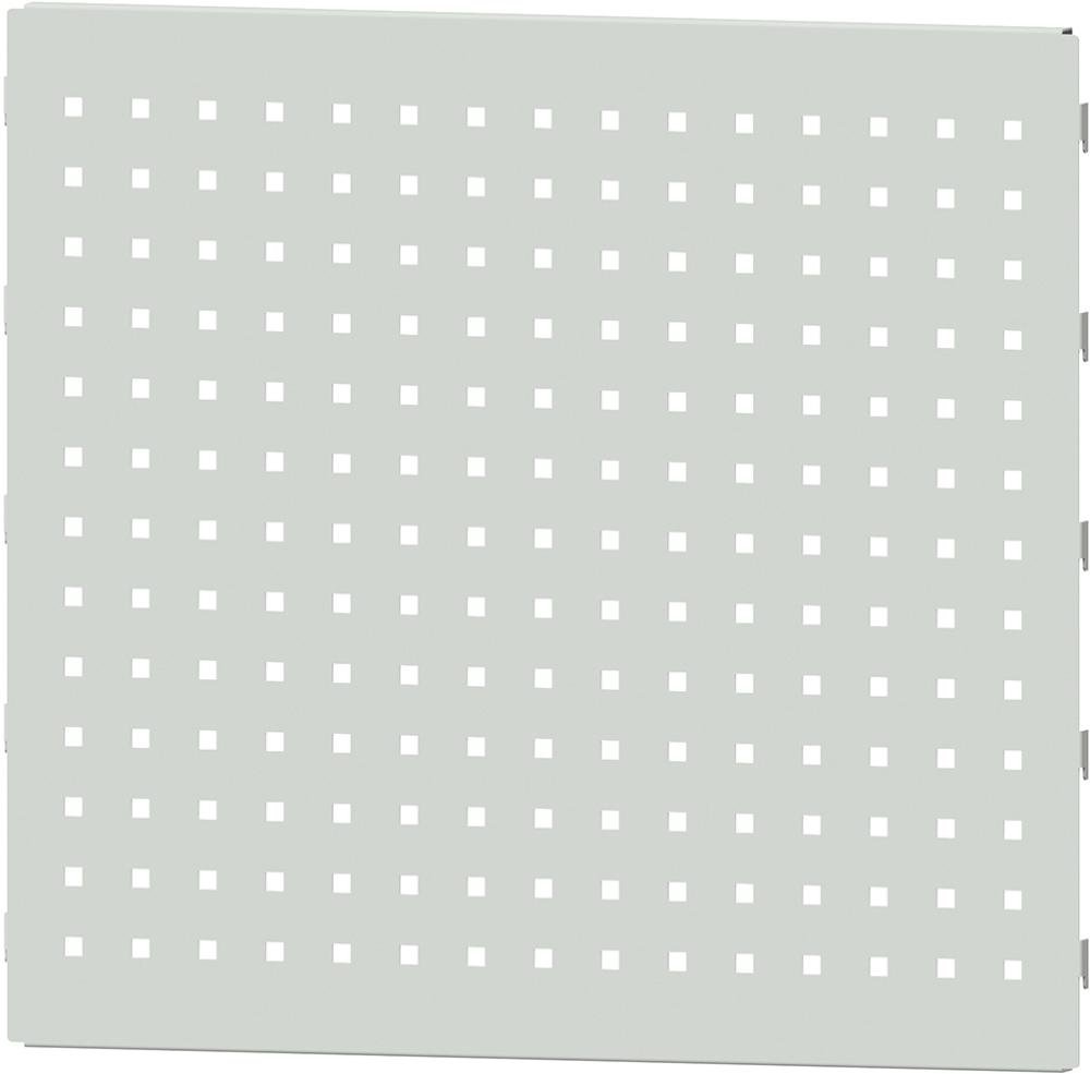 Lochblechwand B612xH566mm RAL 7035 für Vertikalauszug Produktbild img1 L