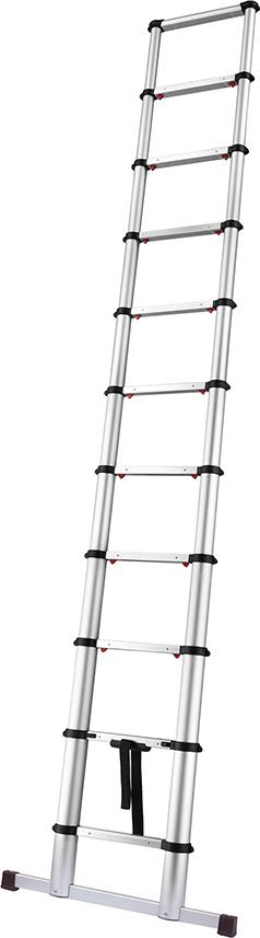 FORTIS Teleskopleiter 11 Sprossen Leiterlänge (eingefahren) 0,82m Arbeitshöhe 3,27m Produktbild img1 L