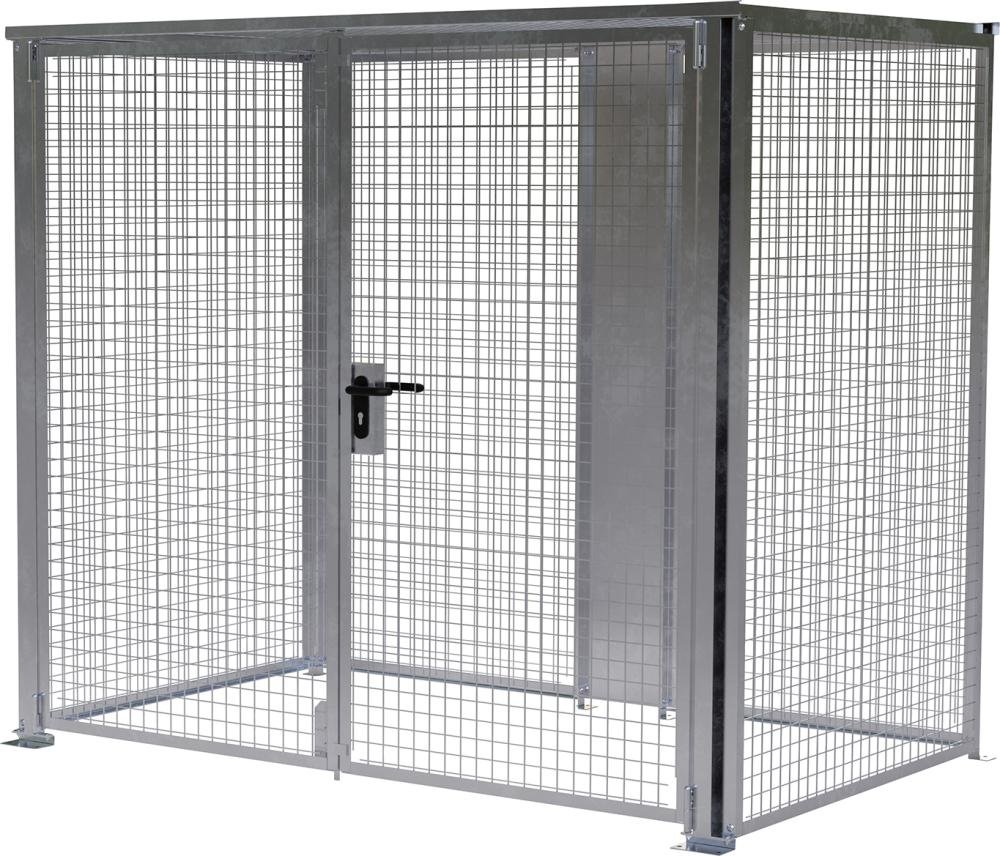 Lagerbox LBM 1500 B2450xT1595xH2100 mm verzinkt Produktbild img1 L