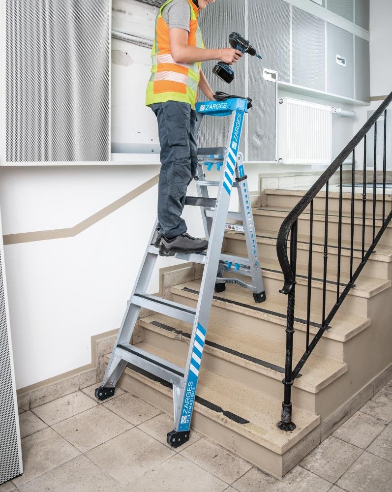Zarges Kombileiter Multimaster 5 Leiterlänge 2,88 m Arbeitshöhe 3,70 m Produktbild img13 L