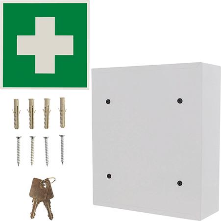 ROTTNER Schlüsseltresor MK1 Zylinderschloss weiß Produktbild img3 L