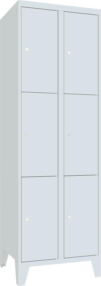 Schließfachschrank mit 150 mm hohen Füßen Produktbild img1 L