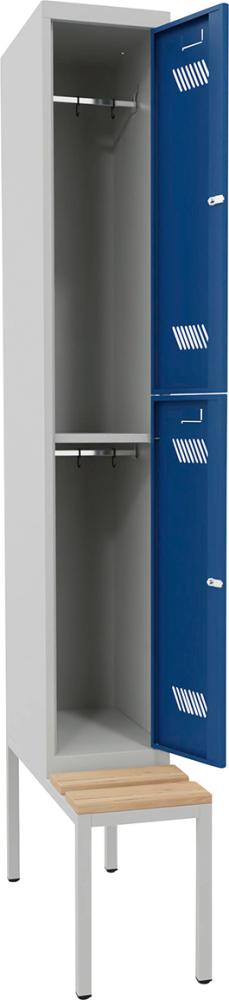 Garderobenschließfachschrank mit Sitzbank Produktbild img2 L