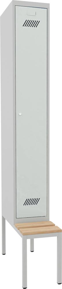 Garderobenschrank mit untergebauter Sitzbank Produktbild img1 L