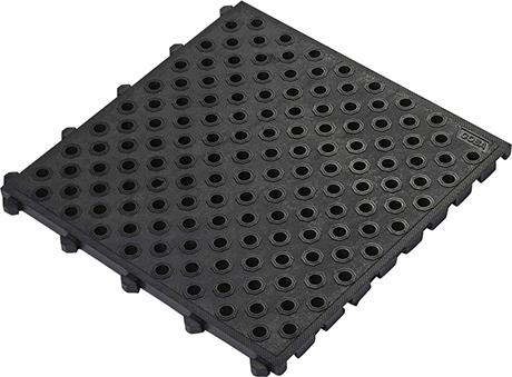 COBA Anti-Ermüdungsmatte Fatigue Lock B0,50xL0,50m schwarz mit Löchern Produktbild img1 L