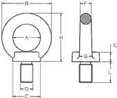 Ringschraube fix TK 12000kg, DxL M30x45 Produktbild img2 L