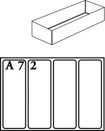 Facheinsatz f.Mod.C Typ A 7-2 klar 2 Stk. Produktbild img1 L
