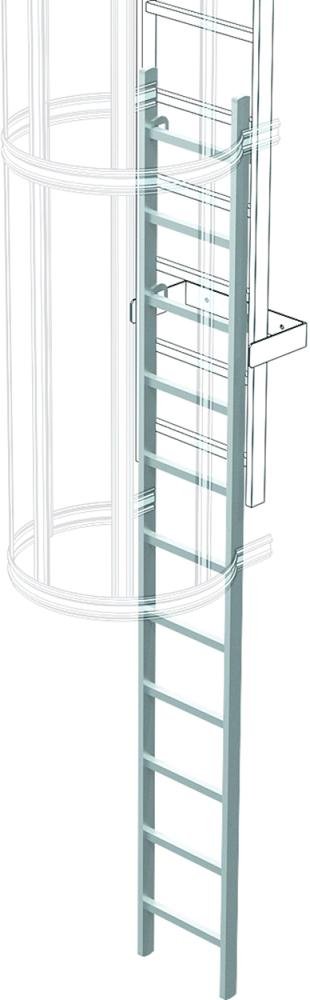 Zarges Einstiegleiter LM Leiterlänge 3,18 m ZARGES Produktbild img1 L