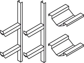 SÄBU Fassregal für 2x50/60l Fässer Produktbild img1 L
