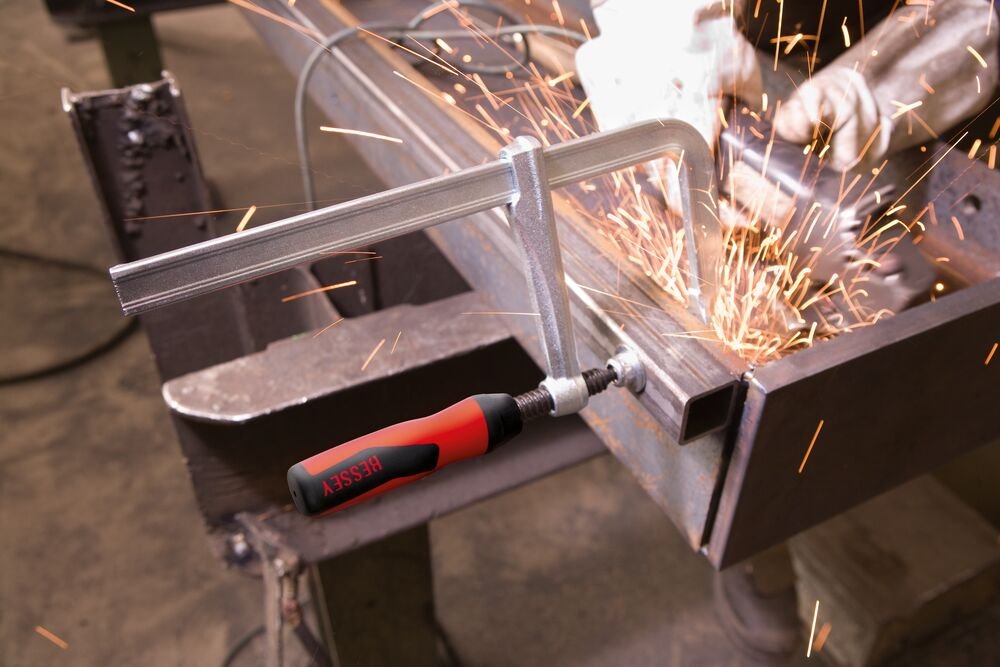 Ganzstahl-Schraubzwinge mit 2K-Griff GZ-2K Produktbild img9 L