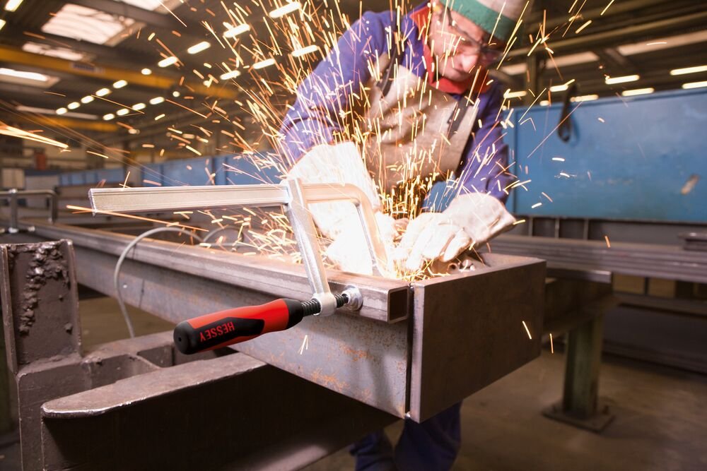 Ganzstahl-Schraubzwinge mit 2K-Griff GZ-2K Produktbild img7 L