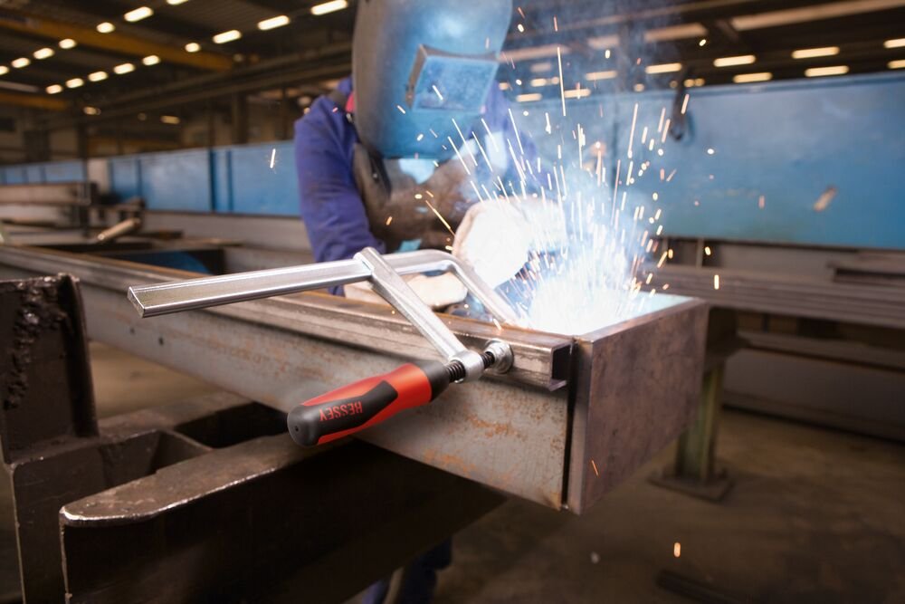 Ganzstahl-Schraubzwinge mit 2K-Griff GZ-2K Produktbild img12 L