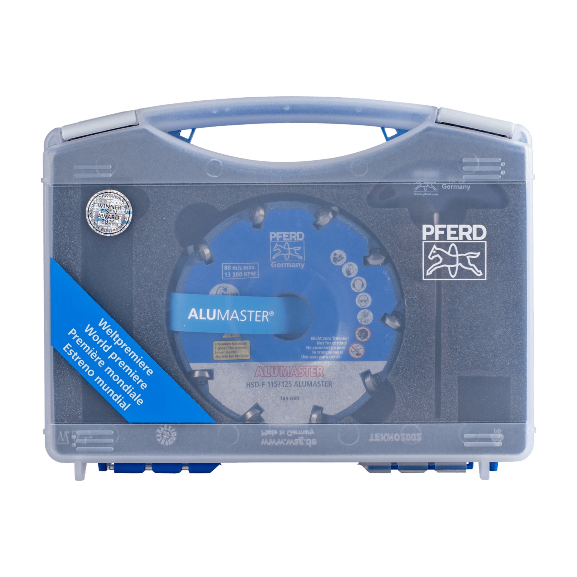 PFERD TOOLS Hochleistungsfrässcheibe ALUMASTER F Ø 115 mm für Winkelschleifer Alu Bearbeitung Produktbild img2 L