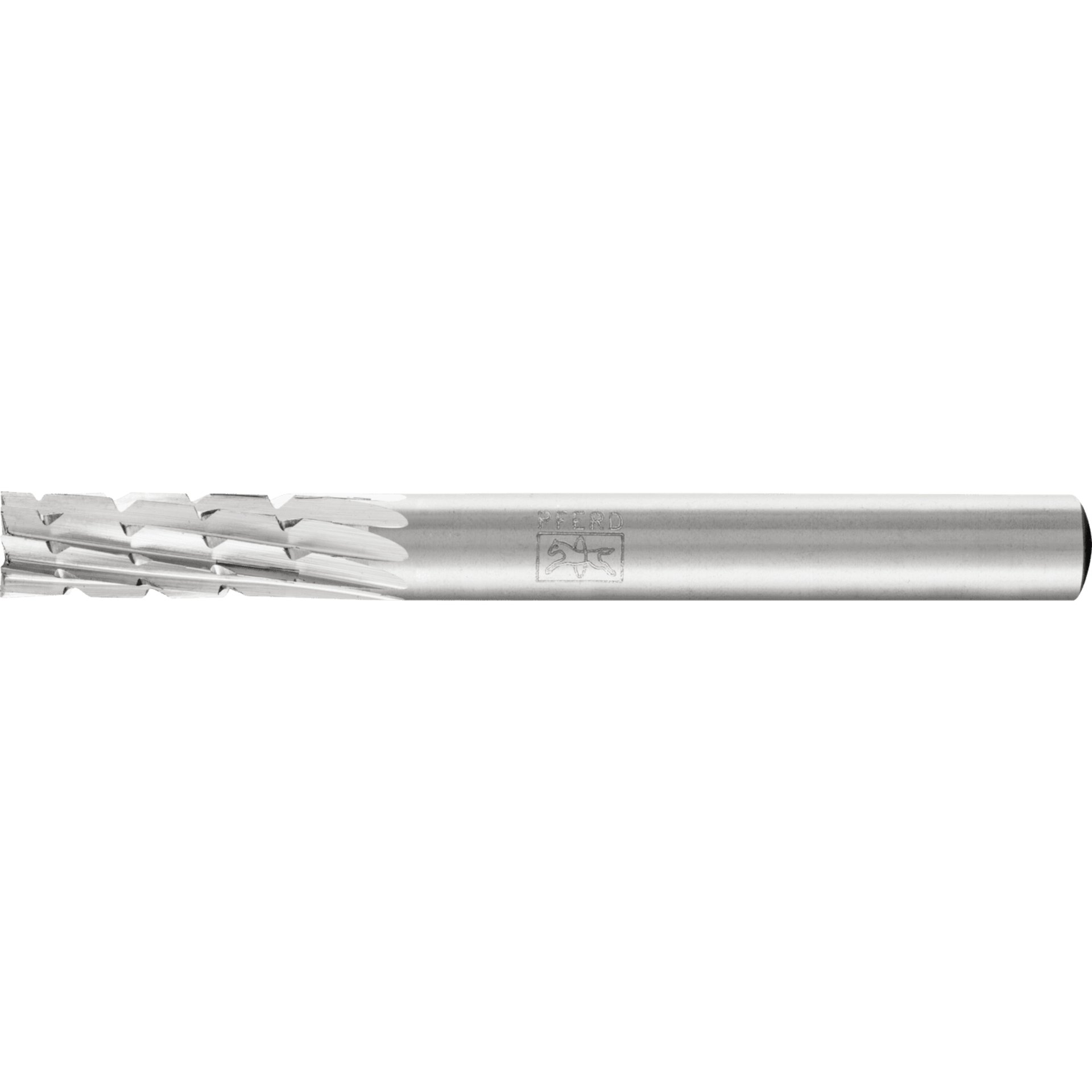 PFERD TOOLS HSS Frässtift Zylinderform stirn A-ST Ø 06x16mm Schaft-Ø 6mm Z 2 universal mittel Spanbrecher Produktbild img1 L