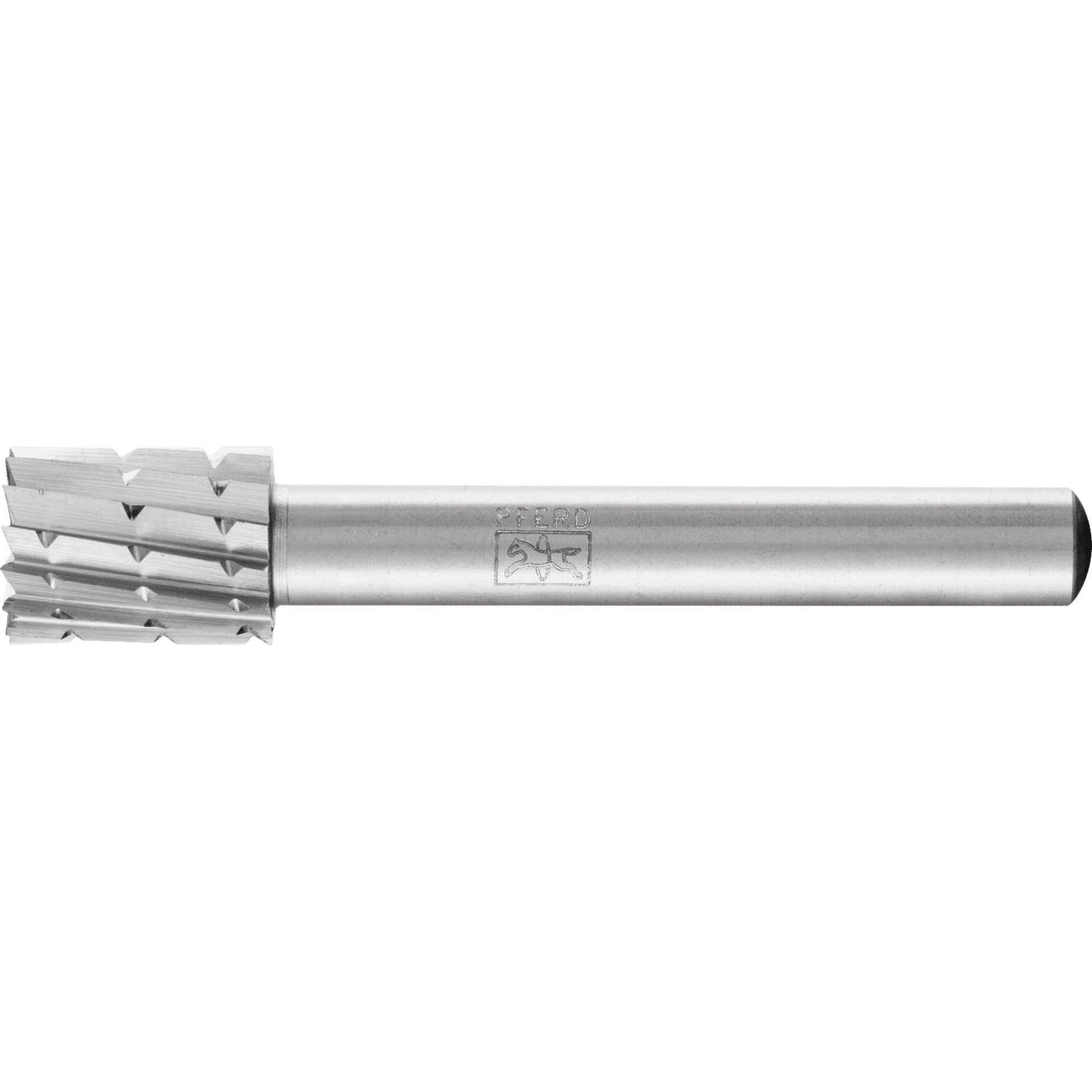 PFERD TOOLS HSS Frässtift Zylinderform stirn A-ST Ø 10x13mm Schaft-Ø 6mm Z 2 universal mittel Spanbrecher Produktbild img1 L