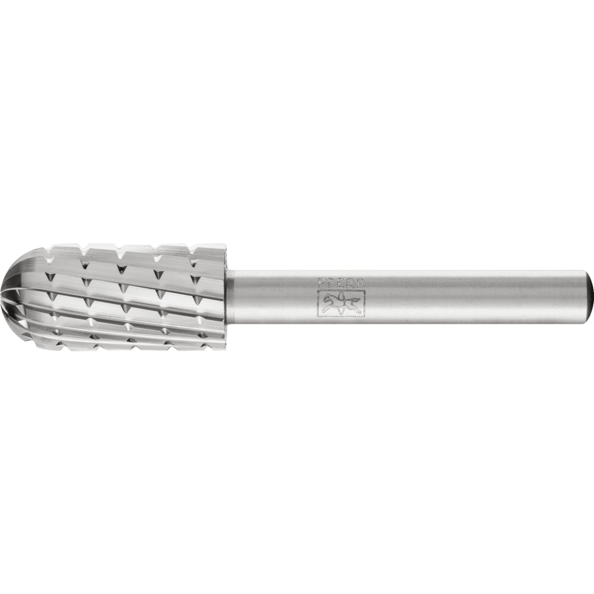 PFERD TOOLS HSS Frässtift Walzenrundform C Ø 12x25 mm Schaft-Ø 6 mm Z 2 universal mittel Spanbrecher Produktbild img1 L