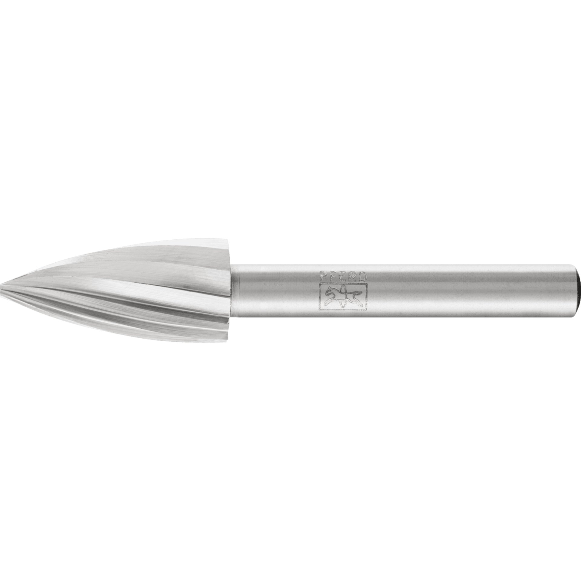PFERD TOOLS HSS Frässtift Spitzbogenform K Ø 12x25 mm Schaft-Ø 6 mm Z 1 universal grob Produktbild img1 L