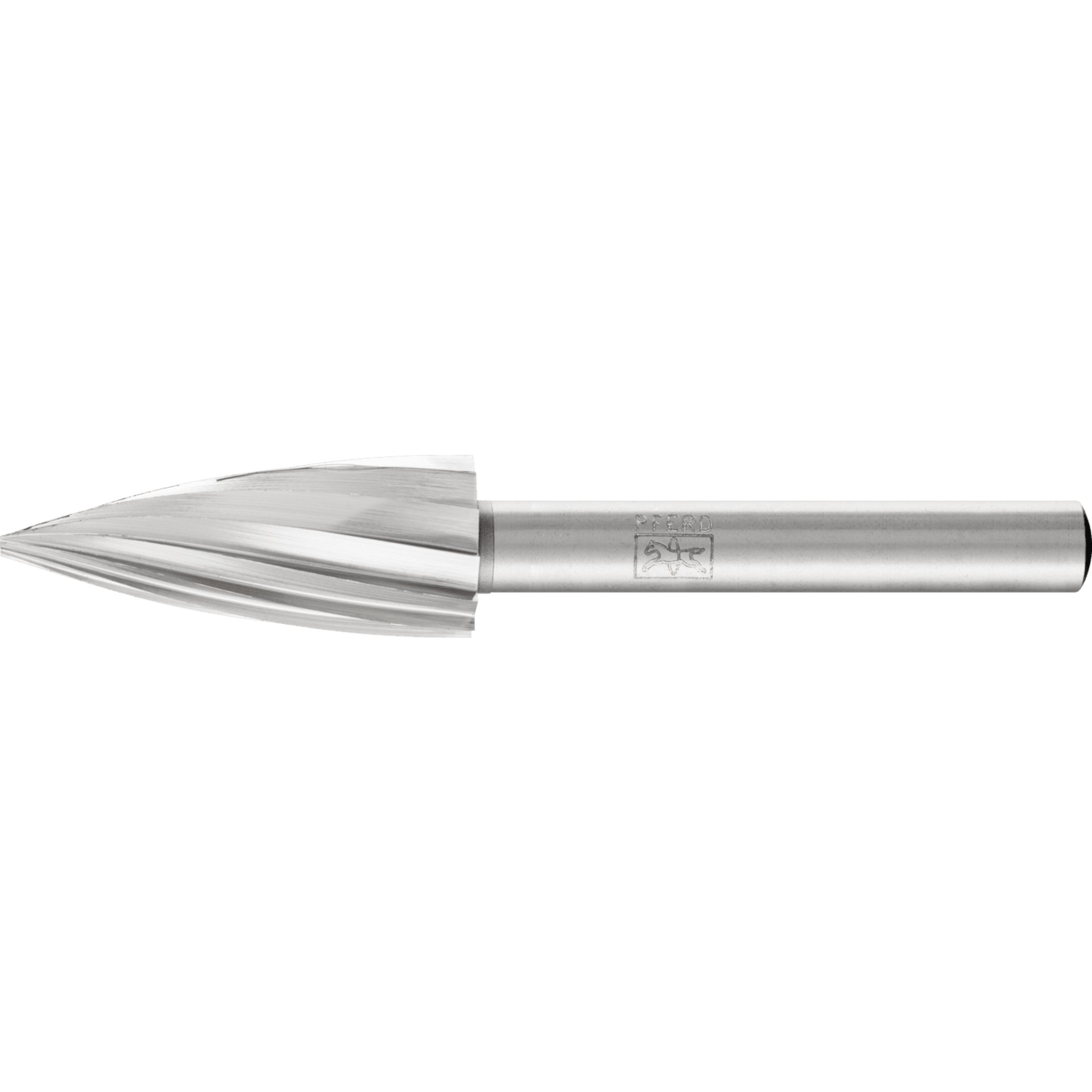PFERD TOOLS HSS Frässtift Spitzbogenform K Ø 12x30mm Schaft-Ø 6 mm Z 1 universal grob Produktbild img1 L