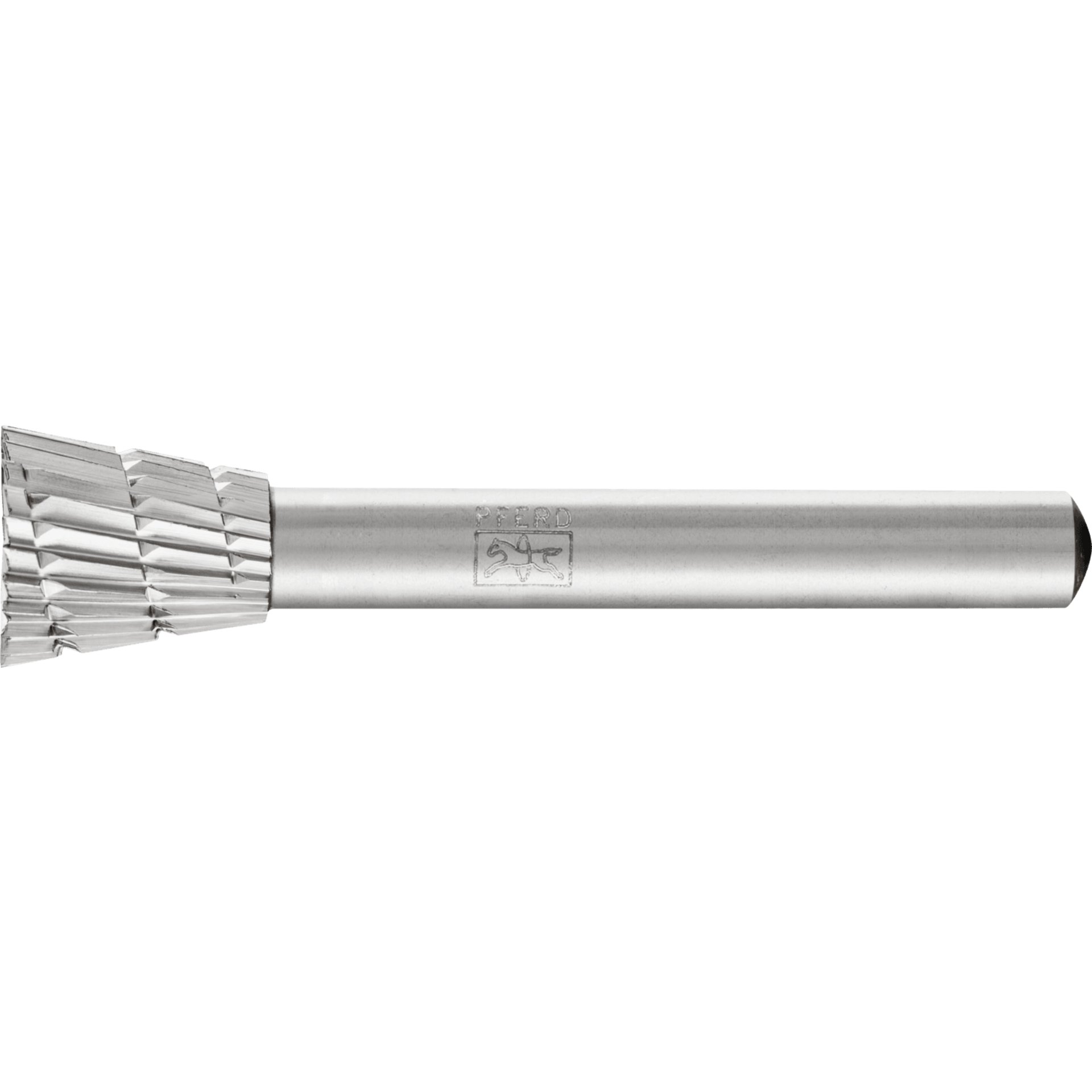 PFERD TOOLS HSS Winkelfrässtift stirn W-ST 12x13 mm Schaft-Ø 6 mm Z 3 universal mittel fein Spanbrecher Produktbild img1 L