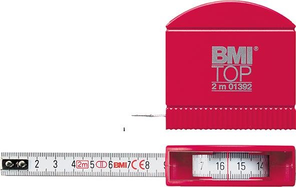 BMI Taschenbandmaß In Out3m 13mm breit weiß Produktbild img1 L