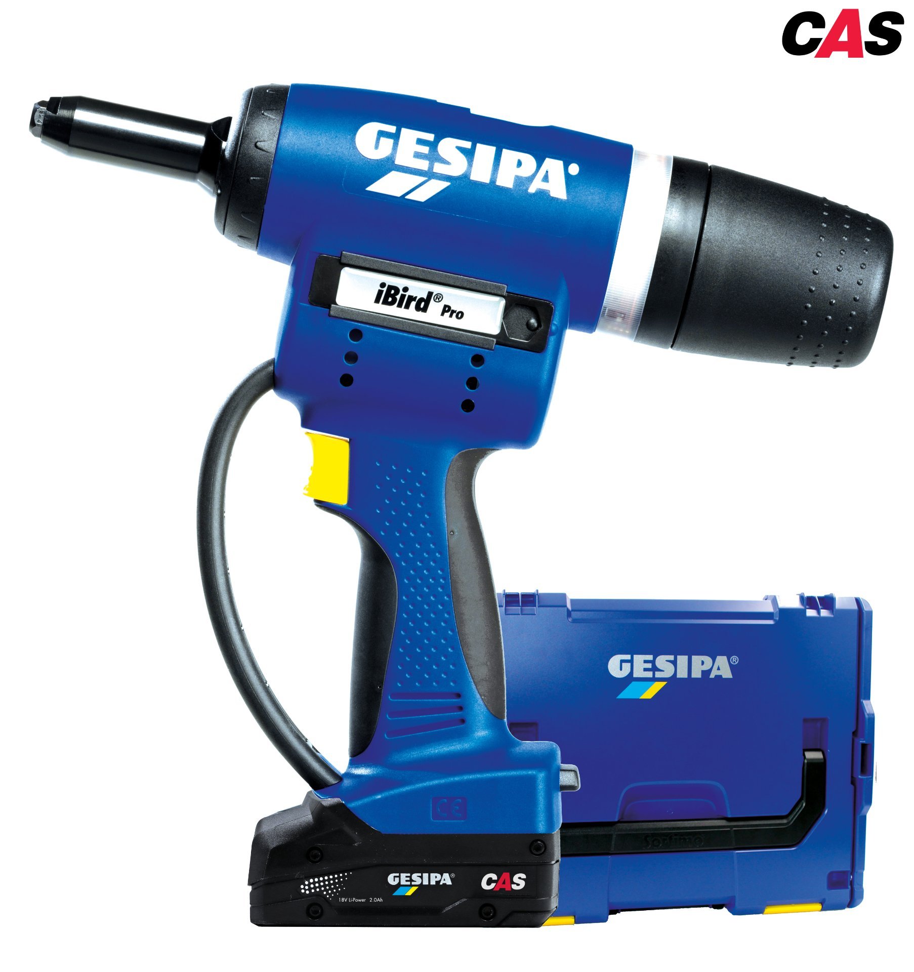 Gesipa iBird Pro Gold Edition CAS mit 2 Li-Ion Akkus 18V - 2,0 Ah / Ladegerät in L-Boxx Produktbild img4 L