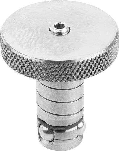 POSITIONIERZYLINDER BALL LOCK EDELSTAHL, D=16, L=41,5 Produktbild img1 L