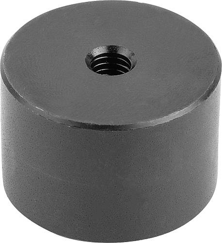 Kipp DREHLAGER MIT GEWINDEBOLZEN, D=M06, D1=30, STAHL BRÜNIERT Produktbild img1 L