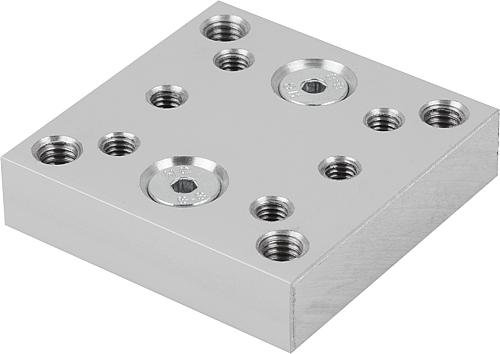Kipp ADAPTERBLOCK FÜR ADAPTERPLATTE 50X50X12 ALUMINIUM, ELOXIERT Produktbild img1 L