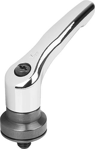 KLEMMHEBEL MIT SPANNKRAFTVERSTÄRKER GR.5 M12X50, ZINK SILBER HOCHGLANZVERCHRO... Produktbild img1 L